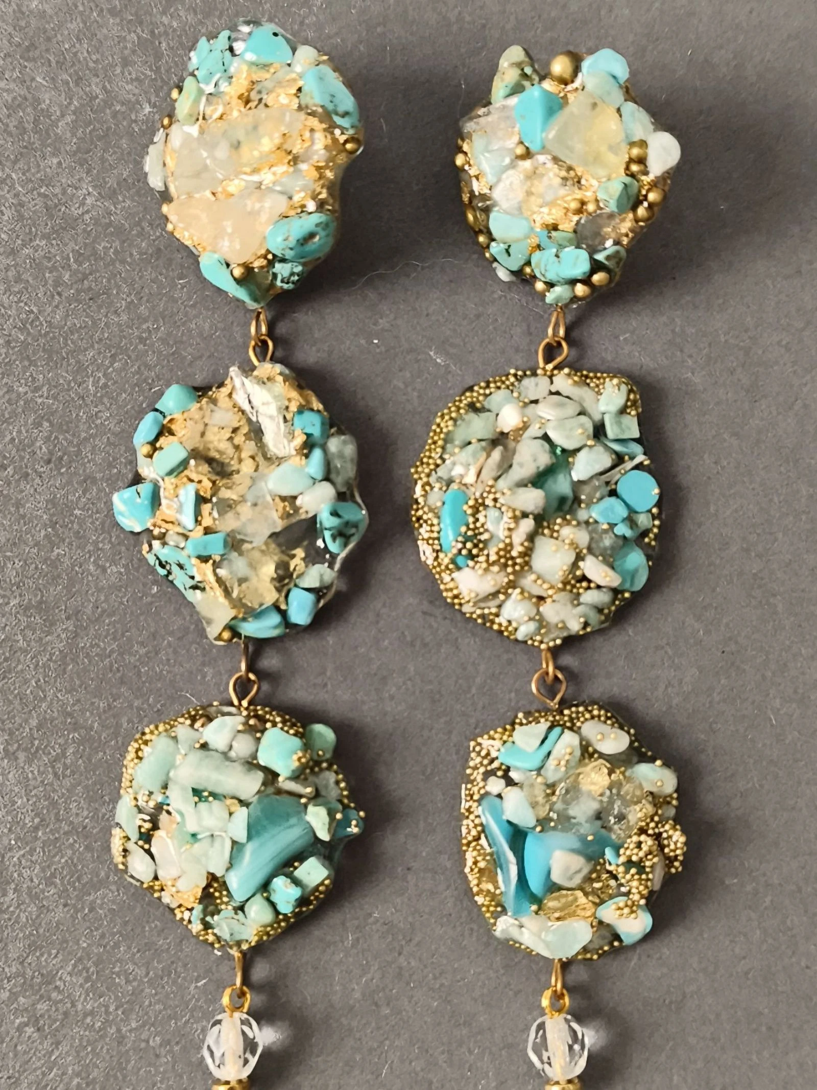 Boucles d'oreilles fantaisie 